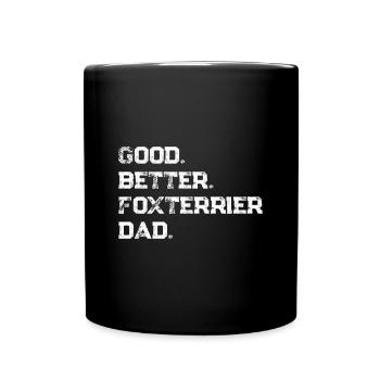Fox-terrier - Mug uni - noir - Devant
