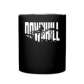 Downhill Bikepark Whip VTT - Tasse einfarbig - Schwarz - Vorne