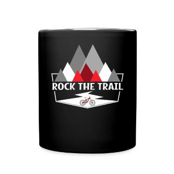 Rock The Trail Mountainbike Citation VTT - Mug uni - noir - Devant