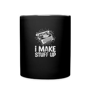 Author Authors Writer Book Gift - Full Colour Mug - black - Front