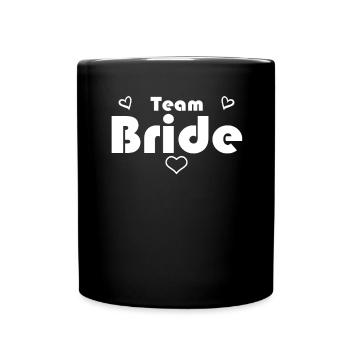 Team Bridal Wedding Celebration - Full Colour Mug - black - Front