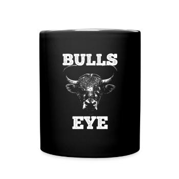 Bulls Eye Playing Darts Hobby Dart Player - Mug uni - noir - Devant