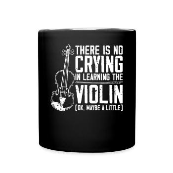 Violoniste Il n’y a pas de violoniste - Mug uni - noir - Devant