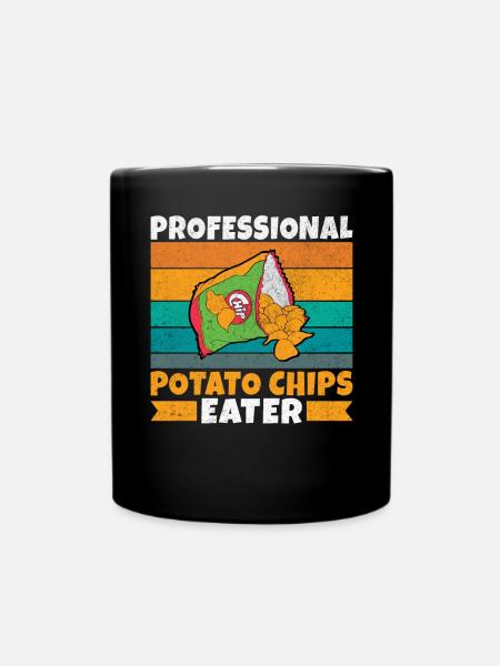 Chips Cadeau - Mok uni - zwart