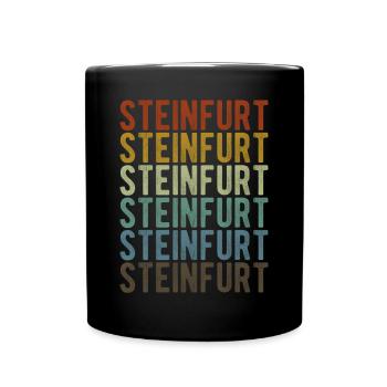 Steinfurt City Retro Vintage - Full Colour Mug - black - Front