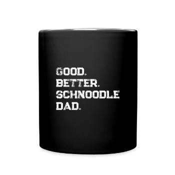 Schnoodle - Tasse einfarbig - Schwarz - Vorne