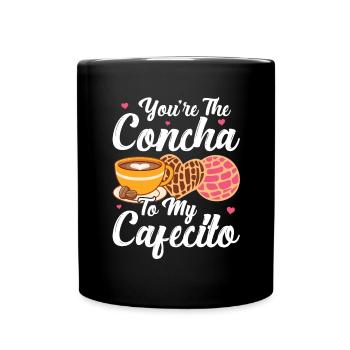 Pan dulce de Cafecito y Chisme Concha - Mug uni - noir - Devant