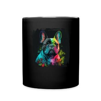 Chiens Français Bulldog Amateurs de chiens - Mug uni - noir - Devant