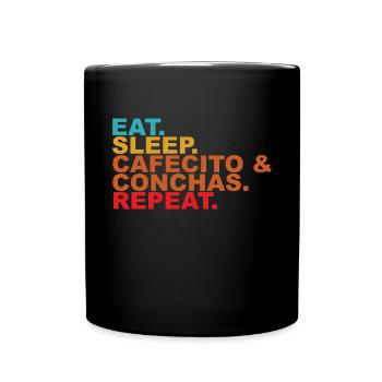Pan dulce de Cafecito y Chisme Concha - Mug uni - noir - Devant