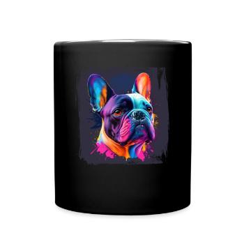Chiens Français Bulldog Amateurs de chiens - Mug uni - noir - Devant