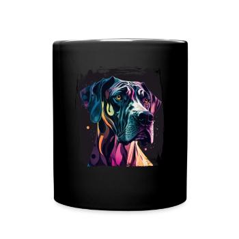 Chien disant Dogue allemand pour les amoureux des chiens - Mug uni - noir - Devant