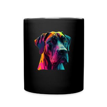 Chien disant Dogue allemand pour les amoureux des chiens - Mug uni - noir - Devant