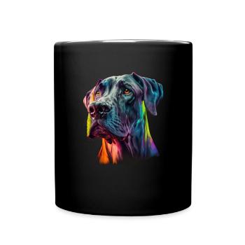 Chien disant Dogue allemand pour les amoureux des chiens - Mug uni - noir - Devant