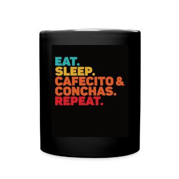 Pan dulce de Cafecito y Chisme Concha - Mug uni - noir - Devant