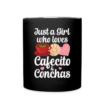 Pan dulce de Cafecito y Chisme Concha - Mug uni - noir - Devant