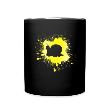 Escargot - Mug uni - noir - Devant