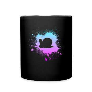 Snail - Full Colour Mug - black - Front