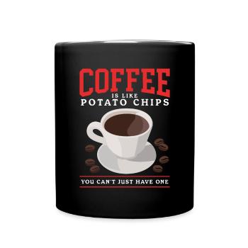 Coffee coffee lovers | Coffee Drinker Gift - Full Colour Mug - black - Front