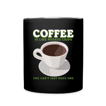 Coffee Coffee Drinker Coffee Lovers Gift - Full Colour Mug - black - Front