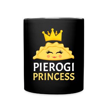 Cute Pierogi Art Women Girls Kids Pierogi Polish D - Full Colour Mug - black - Front