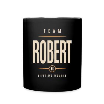 Robert Personalized Name - Funny Robert - Full Colour Mug - black - Front