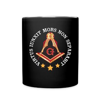 Masonic Gift I Masonic Freemasonry Tshirt - Full Colour Mug - black - Front