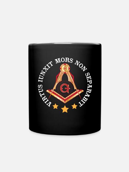 Cadeau maçonnique I franc-maçonnique Tshirt - Mug uni - noir