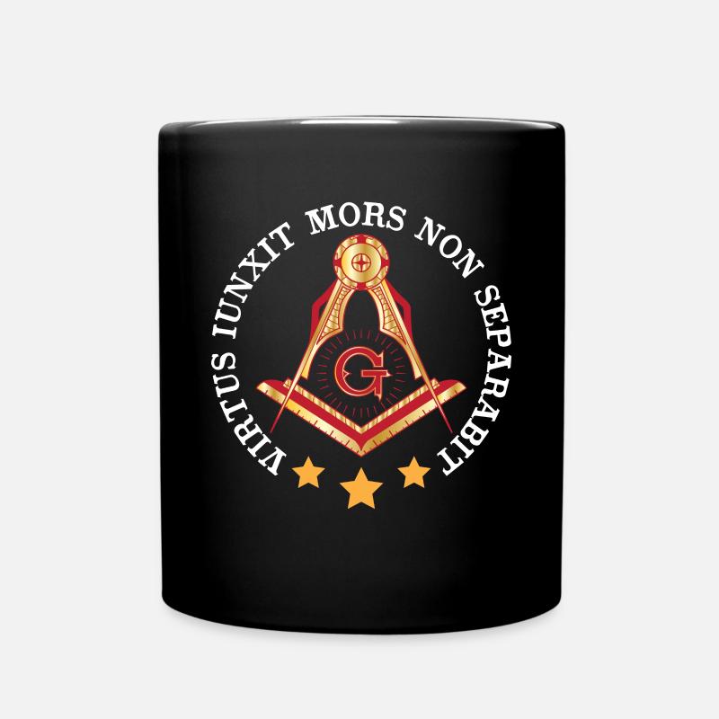 Cadeau maçonnique I franc-maçonnique Tshirt - Mug uni - noir