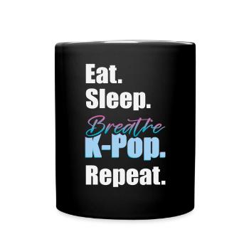 K-Pop Citation Kpop Lover - Mug uni - noir - Devant