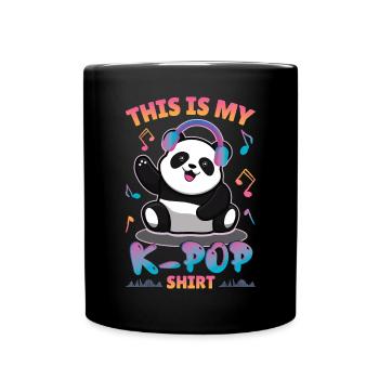 K-Pop Drôle - Mug uni - noir - Devant