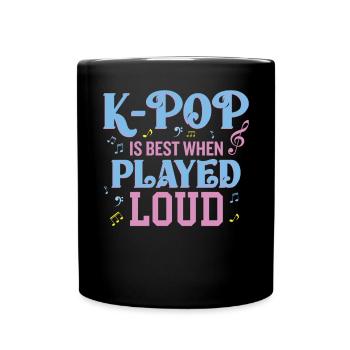 K-Sport est meilleur lorsqu’il est joué fort - Mug uni - noir - Devant