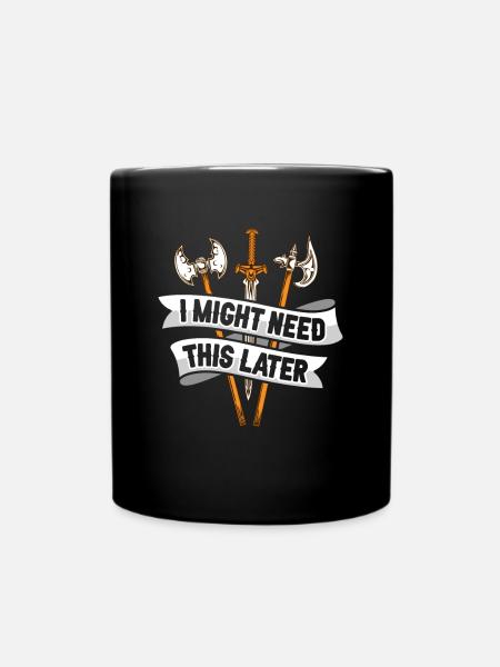 Larp Rpg Rollenspiel Design Larper - Tasse einfarbig - Schwarz