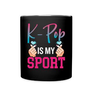 La K-pop est mon sport - Mug uni - noir - Devant