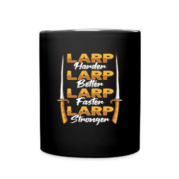 Larp Rpg Jeu de rôle Conception de jeux Larper - Mug uni - noir - Devant