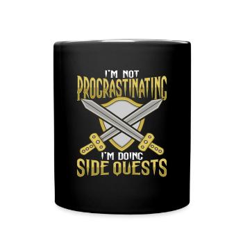 Larp RPG RPG Jeu de rôle Procastinating Design for A - Mug uni - noir - Devant