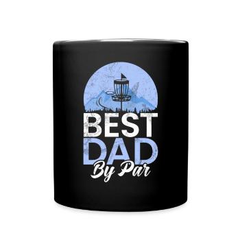 Lustiges Disc Golf & Ultimate Frisbee Spieler - Tasse einfarbig - Schwarz - Vorne