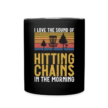 Joueur de Disc Golf et d’Ultimate Frisbee - Mug uni - noir - Devant