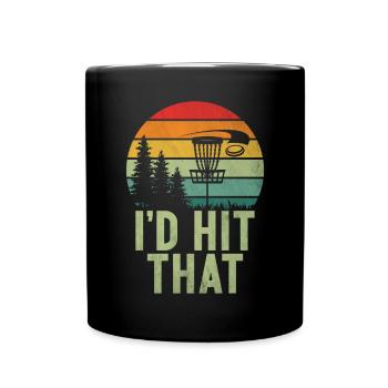 Fun Disc Golf & Ultimate Frisbee Player - Full Colour Mug - black - Front
