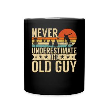 Fun Disc Golf & Ultimate Frisbee Player - Full Colour Mug - black - Front