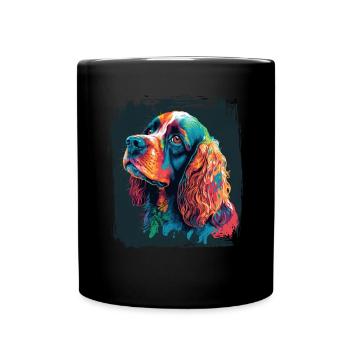 Dog saying Cocker Spaniel pour les amoureux des chiens - Mug uni - noir - Devant