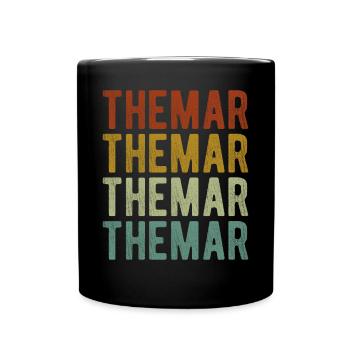 Themar City Rétro Vintage - Mug uni - noir - Devant