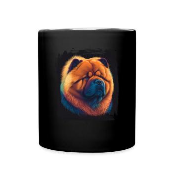 Chien disant Chow Chow pour les amoureux des chiens - Mug uni - noir - Devant
