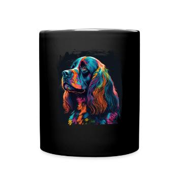 Dog saying Cocker Spaniel pour les amoureux des chiens - Mug uni - noir - Devant