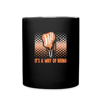 Jazz Musik Orchester Musiker - Tasse einfarbig - Schwarz - Vorne