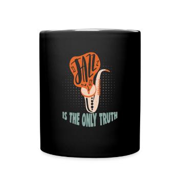 Jazz Musik Orchester Musiker - Tasse einfarbig - Schwarz - Vorne