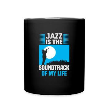 Jazz Musik Orchester Musiker - Tasse einfarbig - Schwarz - Vorne