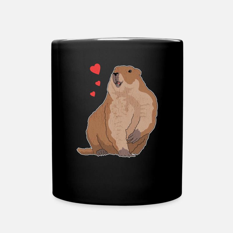 Marmottes marmotte Munggen Mankai cadeau - Mug uni - noir