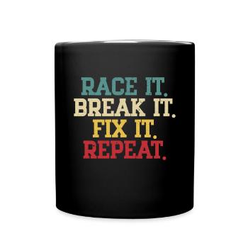 Go karting - Full Colour Mug - black - Front