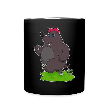 Jogging Taupe Sports de jogging - Mug uni - noir - Devant