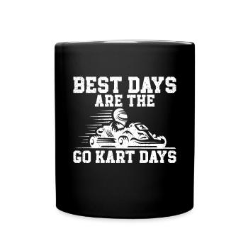 Go karting - Full Colour Mug - black - Front